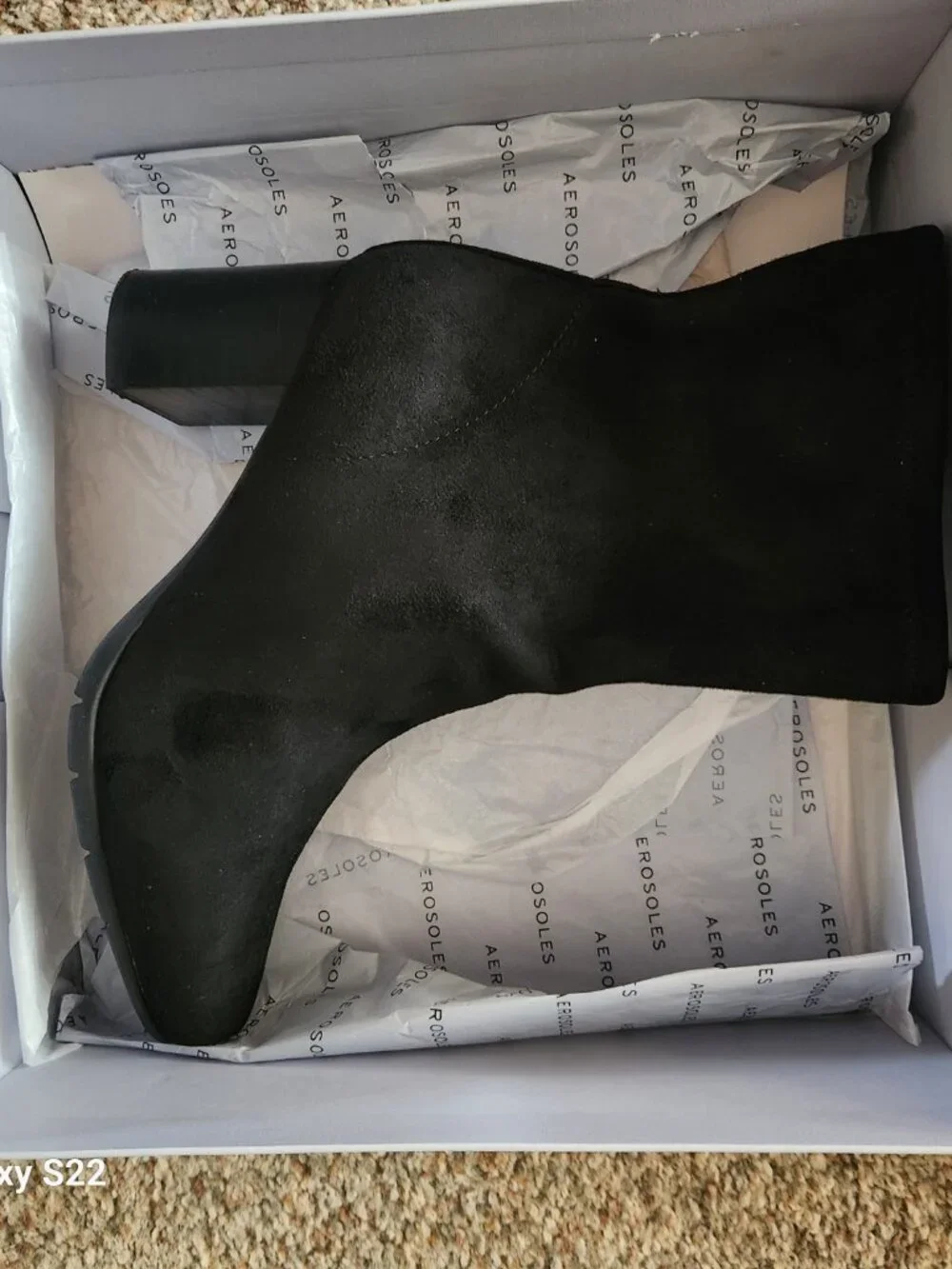 Aerosoles Miley Booties. Black. NIB. Size 9
